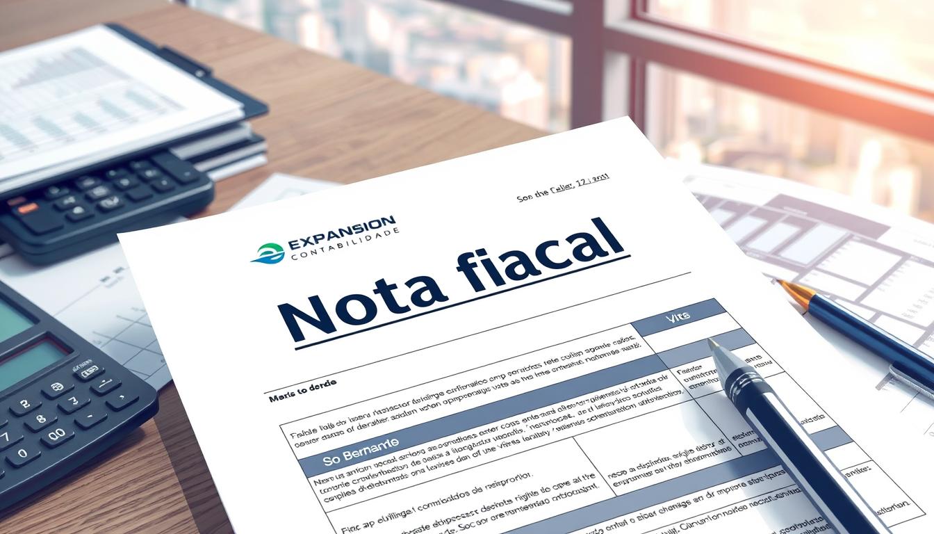 nota fiscal - Expansion Assessoria & Consultoria Contábil