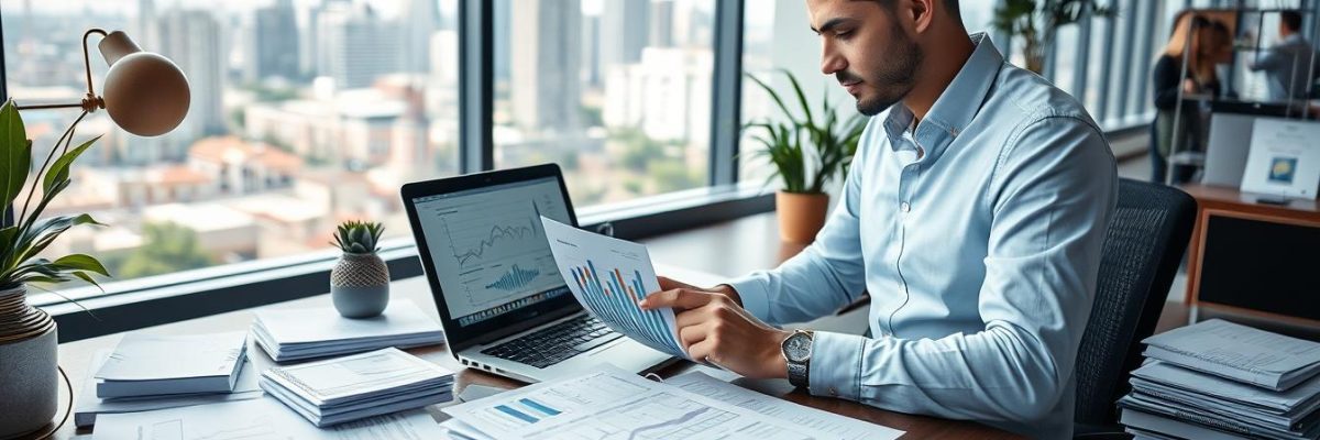 contador especializado em finanças e tributos