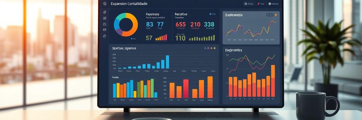 dashboard financeiro empresa ABC, painel gerencial contabilidade